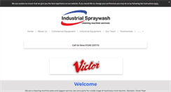 Desktop Screenshot of industrialspraywash.com